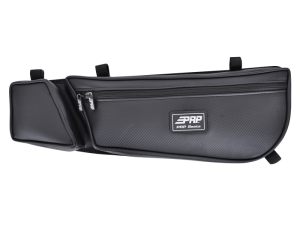 Can-Am Maverick X3 Storage Bag - Front - PRP Seats - Door Bag with Knee Pad - Black - `17-`22 Can-Am Maverick X3 Storage Bag - Front - PRP Seats - Door Bag with Knee Pad - Black - `17-`22